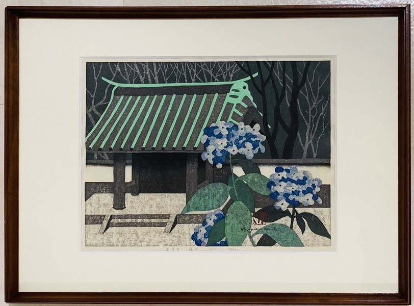 斎藤清 英勝寺 鎌倉 木版画入荷 】2025年3月26日 - 【 斎藤清作品常設