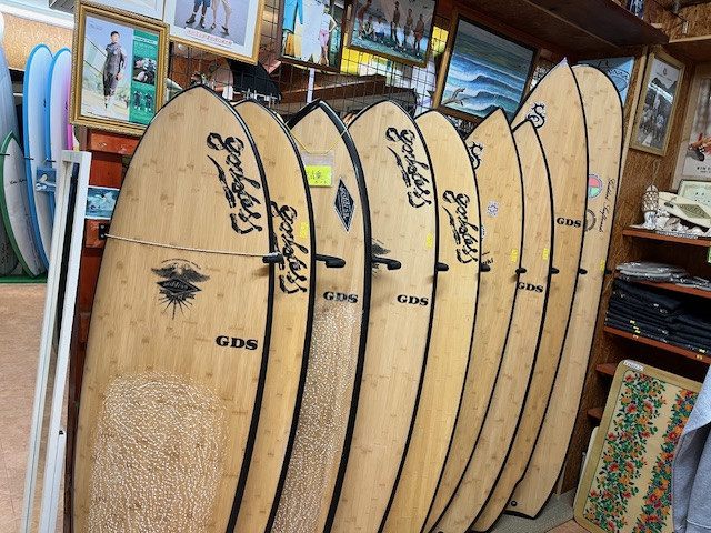 Goddessの開発力（バンブー＋レールカーボン）サーフボード - ゴッデス