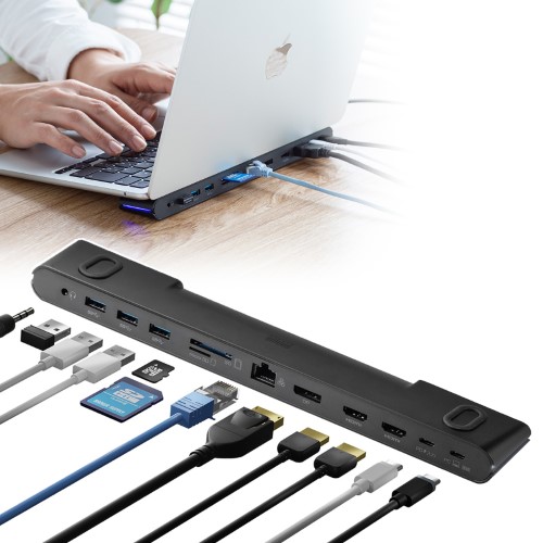 ドッキングステーション（HDMI・3画面出力・スタンド・コンパクト