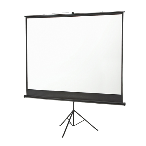100インチ 三脚式スクリーン／4:3／自立式／設置簡単で持ち運び便利