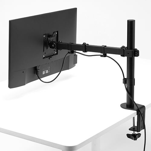 モニターアーム（デュアル・2画面・クランプ・32インチ・水平・3関節