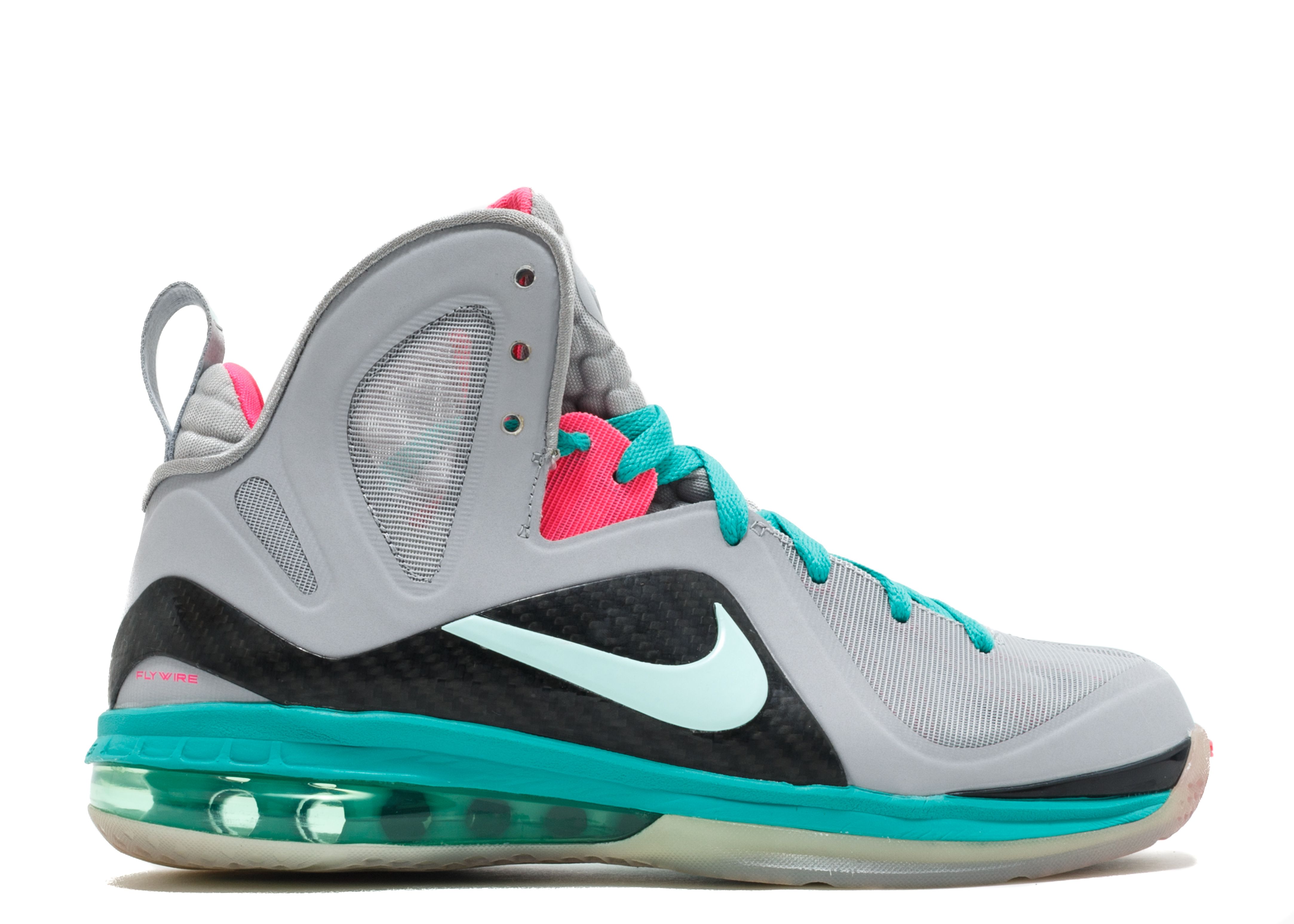 LeBron 9 P.S. Elite 'South Beach' - Nike - 516958 001 - wolf grey