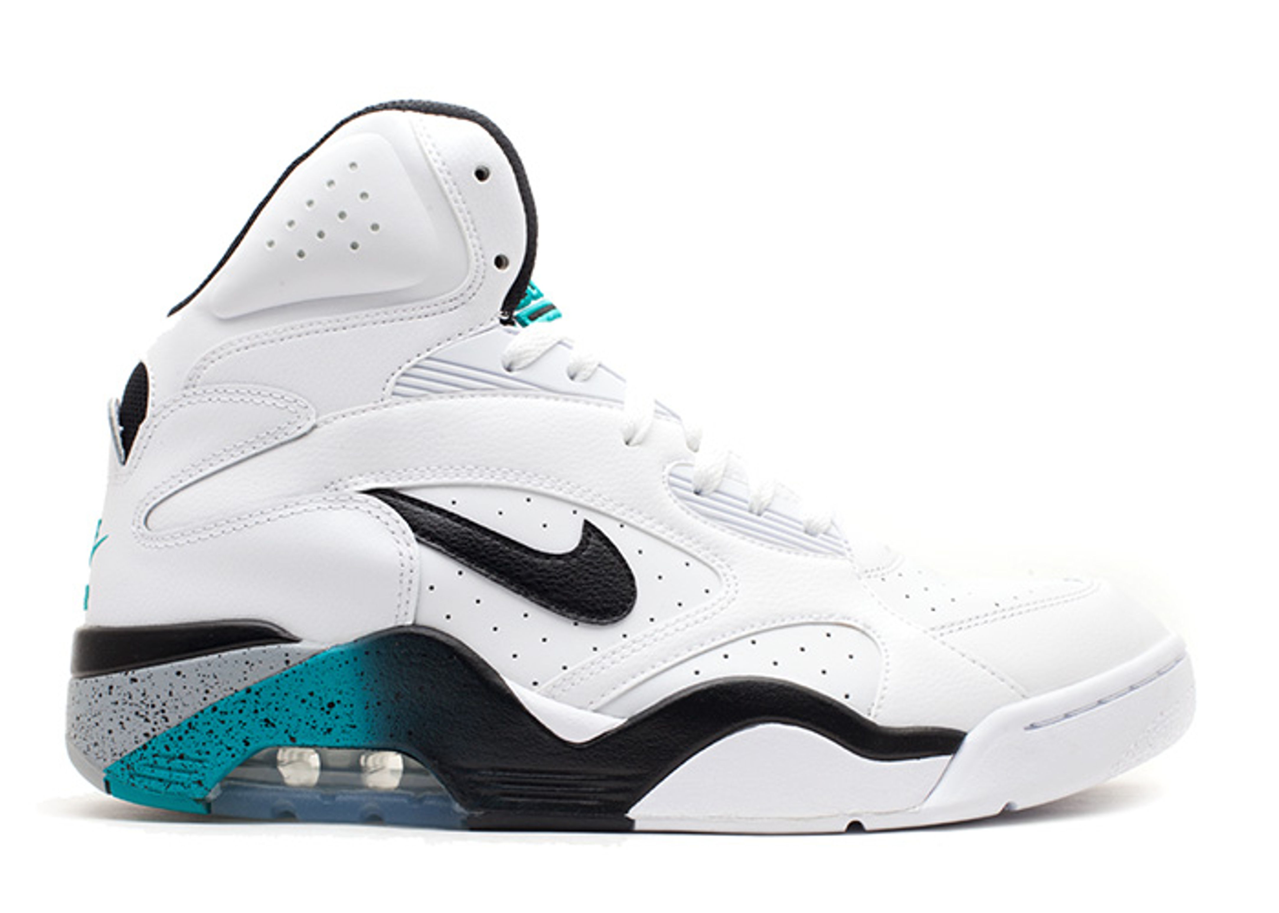 Air Force 180 Mid 'White Grey Emerald' - Nike - 537330 100 - white