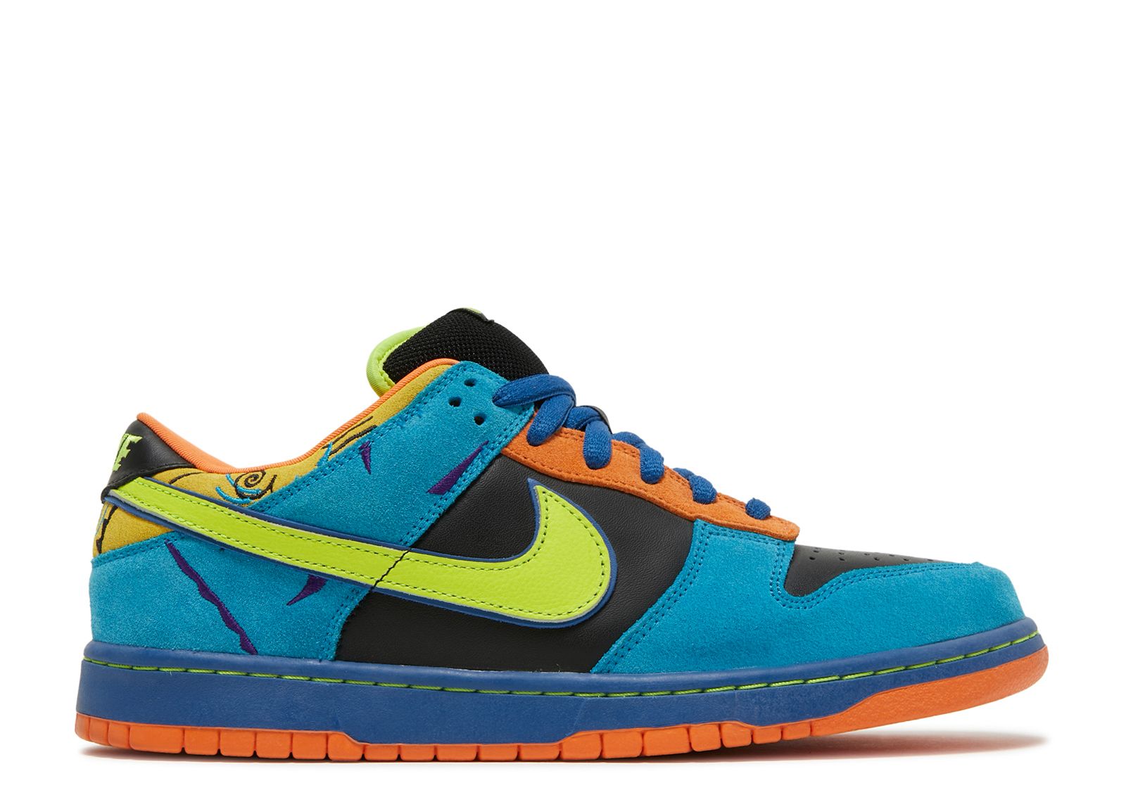 Dunk Low Pro SB 'Skate Or Die' - Nike - 304292 073 - black/neon