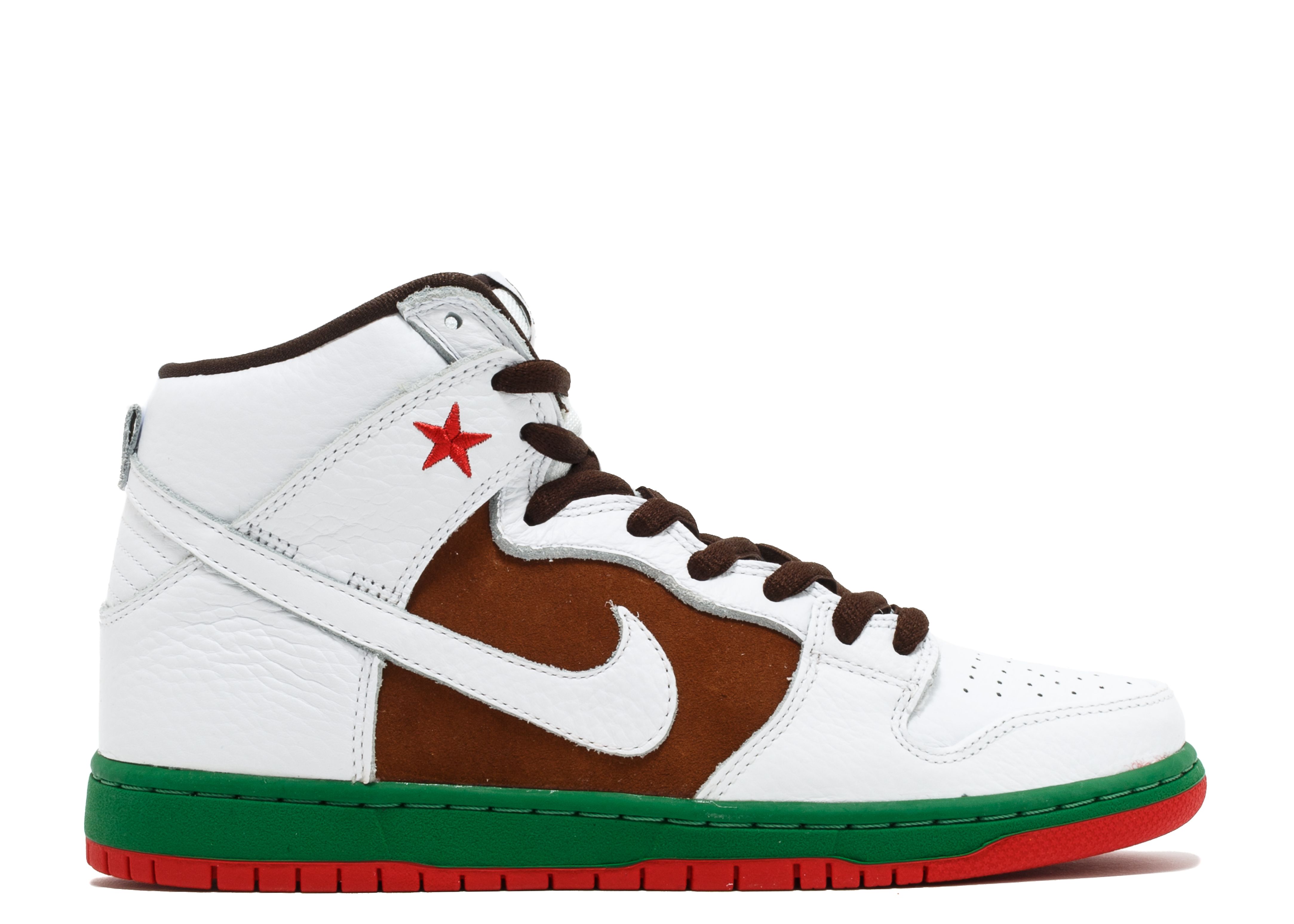 Dunk High SB 'Cali' - Nike - 313171 201 - pecan/white | Flight Club