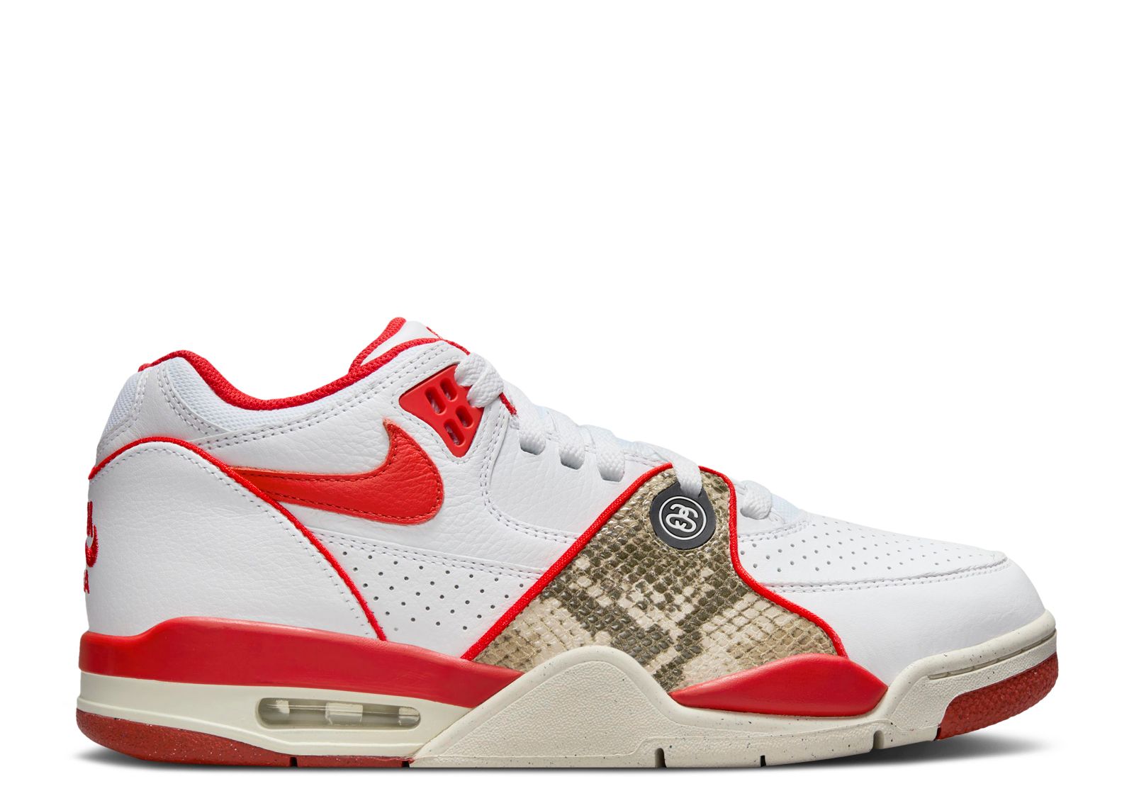 Stussy X Air Flight 89 Low SP 'Habanero Red' - Nike - FD6475 101