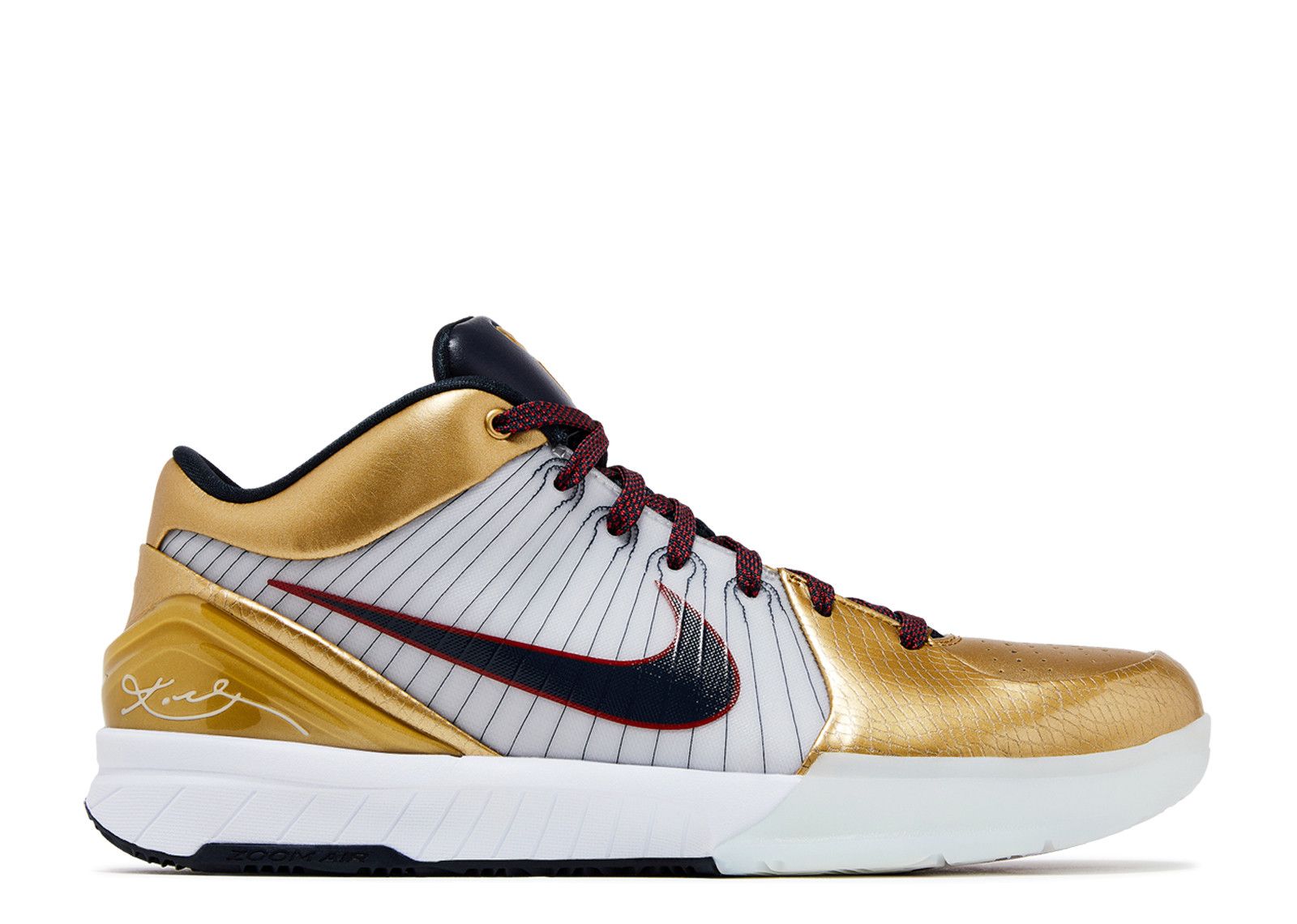 Zoom Kobe 4 Protro 'Gold Medal' 2024 - Nike - FQ3544 100 - white
