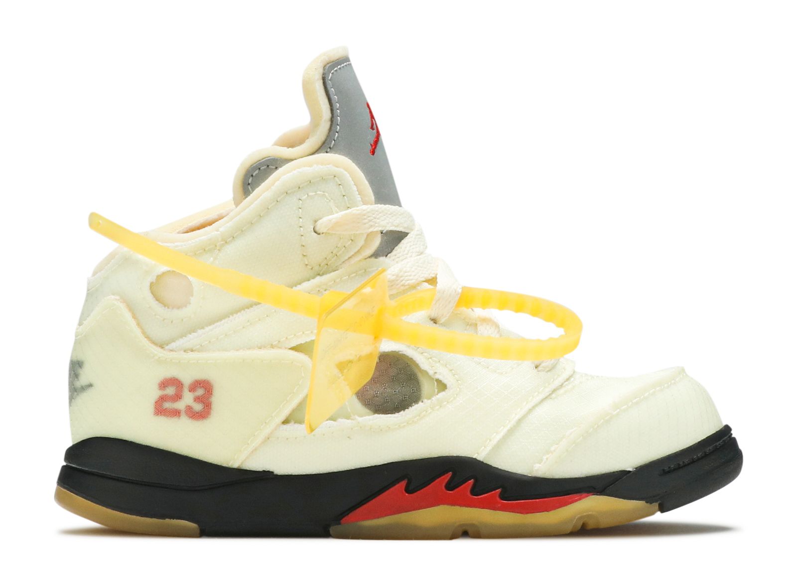 Off White X Jordan 5 Retro SP TD 'Sail' - Air Jordan - CV4828 100