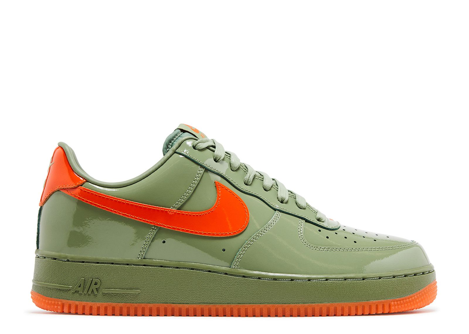 Air Force 1 Low '07 Premium 'Oil Green Safety Orange' - Nike