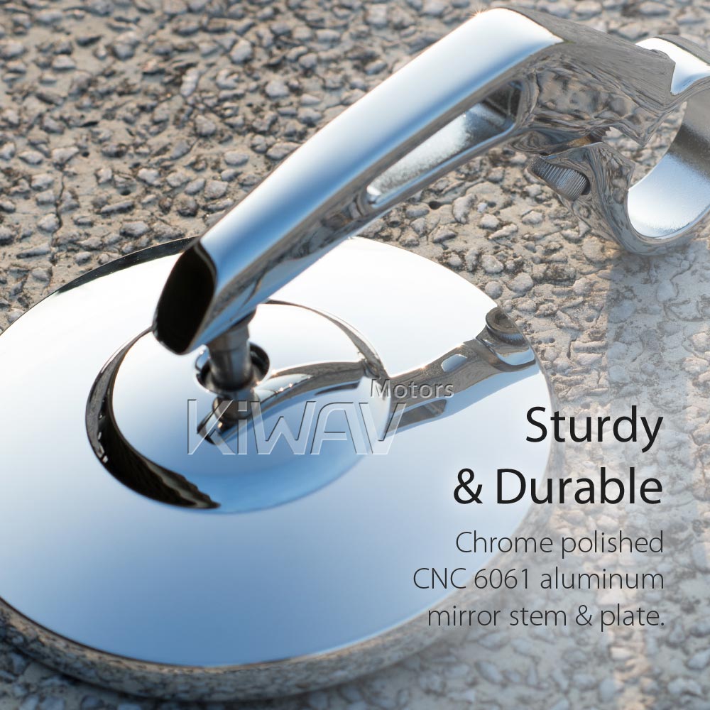 バーエンド: バーエンドミラー ボブ クロム 6mmネジ式 トライアンフ