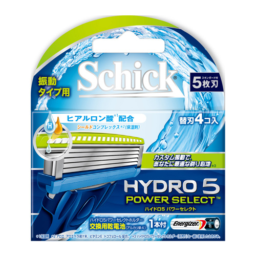 シック ハイドロ5パワーセレクト替刃 4コ入｜【ハンズネットストア】