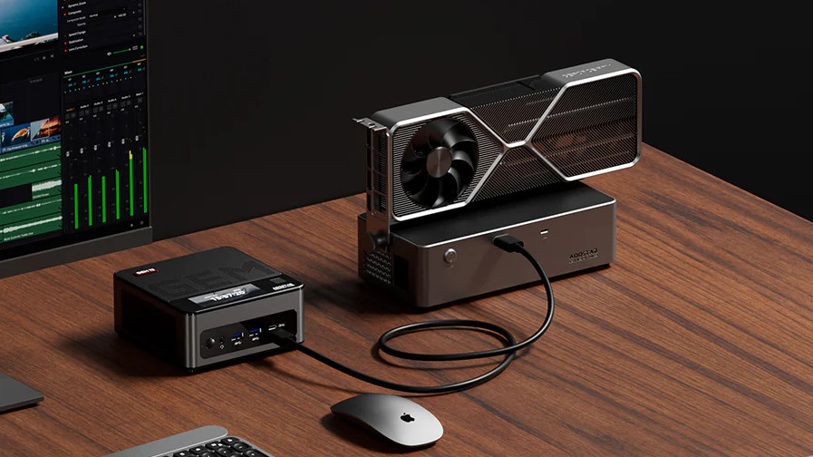 Aoostar AG02 eGPU dock with OCuLink support and 500W PSU announced