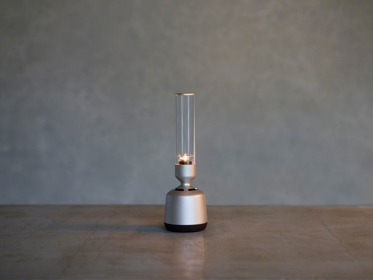 Sony's LSPX-S2 Glass Sound Speaker looks like a candle, vibrates