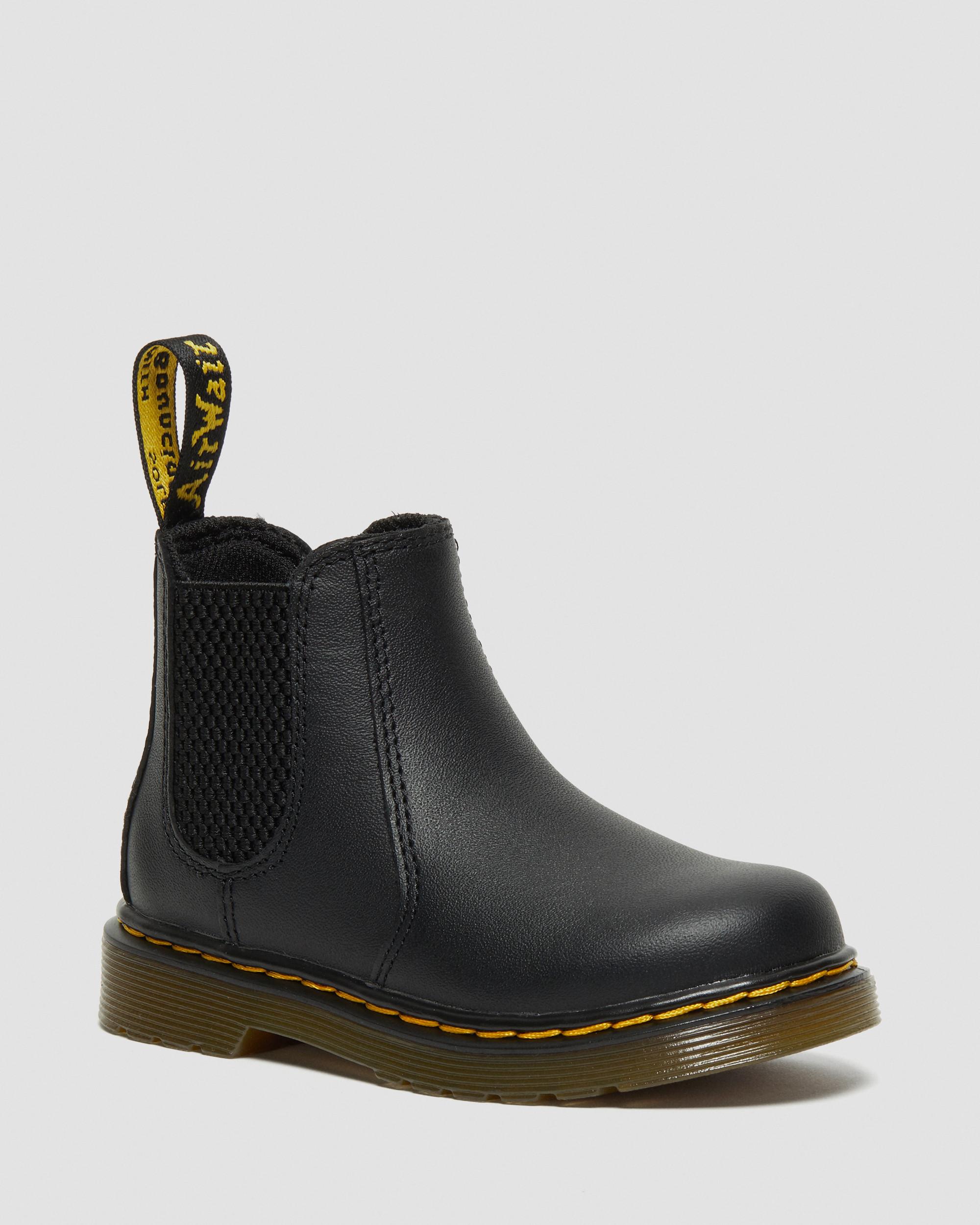 Toddler 2976 Softy T Leather Chelsea Boots in Black | Dr. Martens