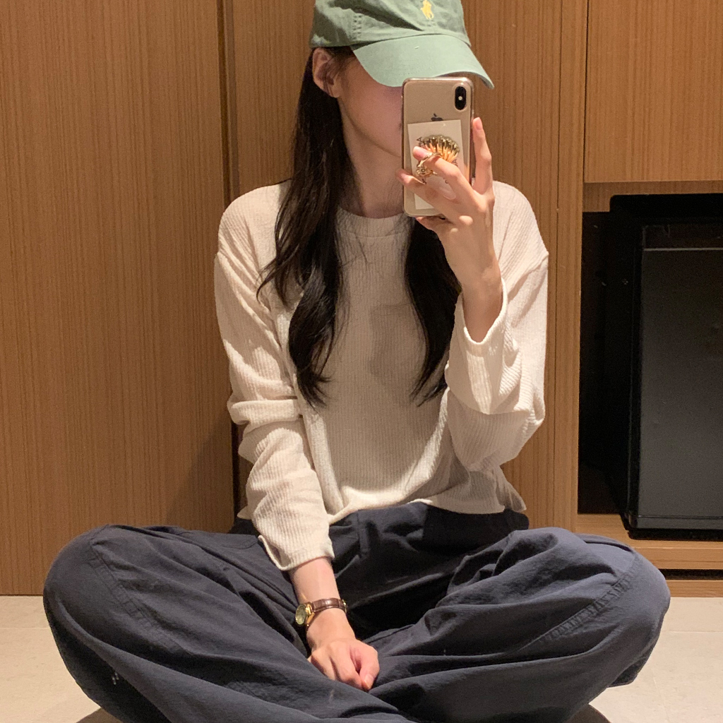 original]クロップドニットTシャツ | ファッション通販サイト NUGU