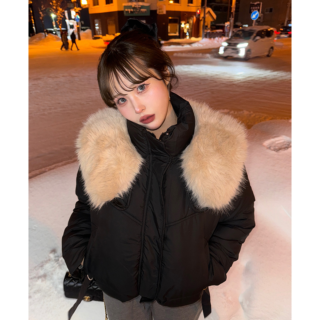 ファーカラーダウンジャケット | ファッション通販サイト NUGU