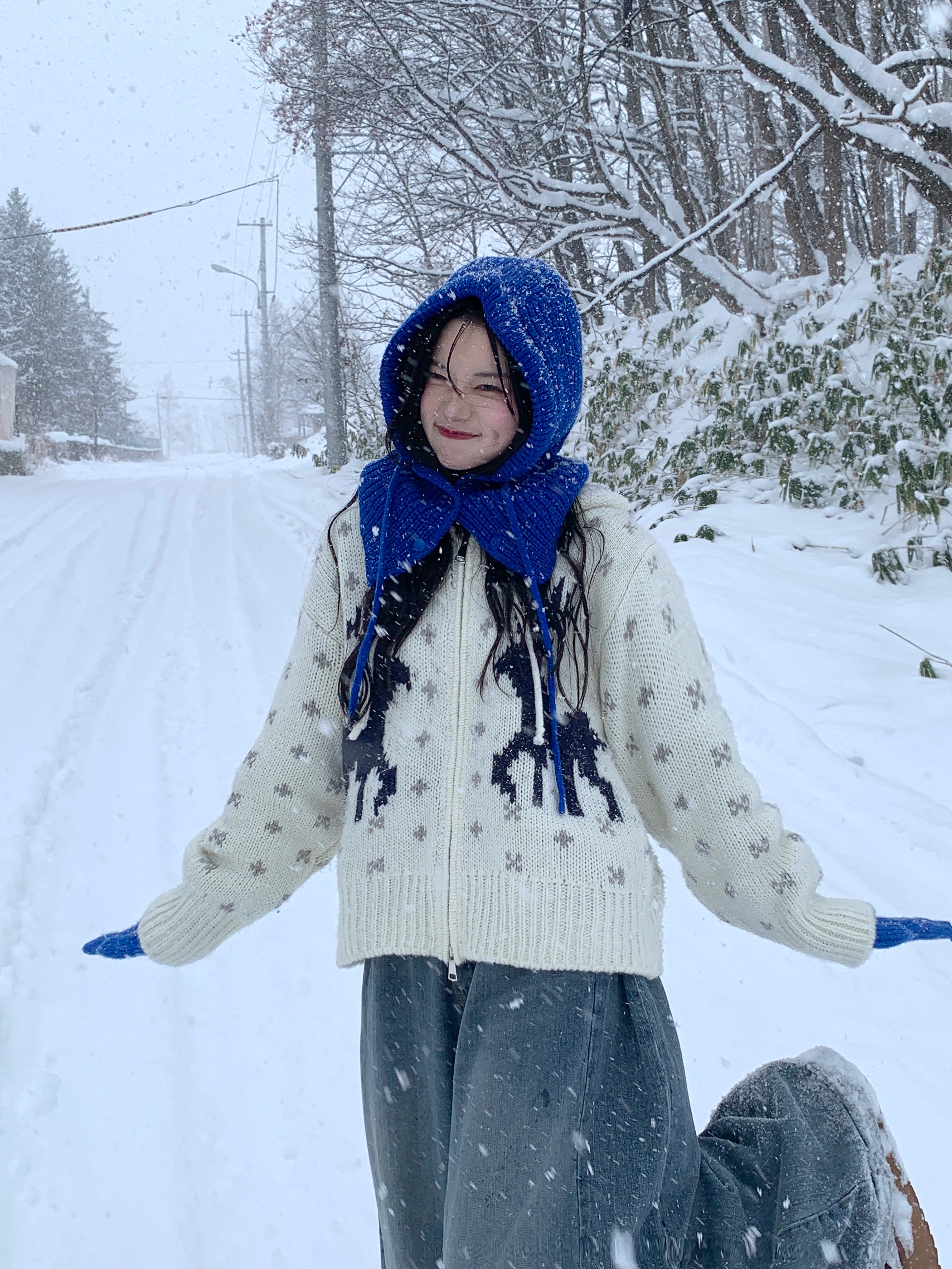 ボタンニットバラクラバ | ファッション通販サイト NUGU