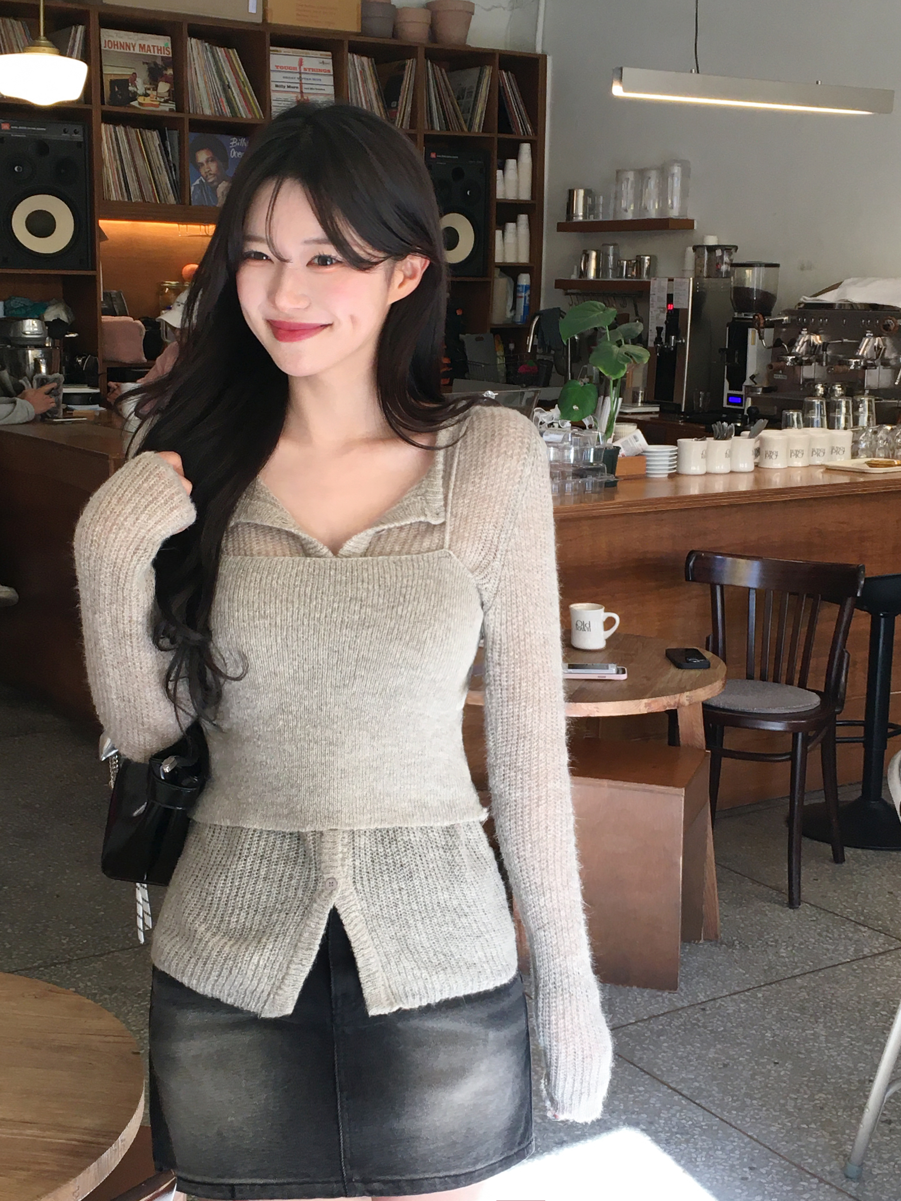 2pcs]ノースリーブカーディガンSET | ファッション通販サイト NUGU