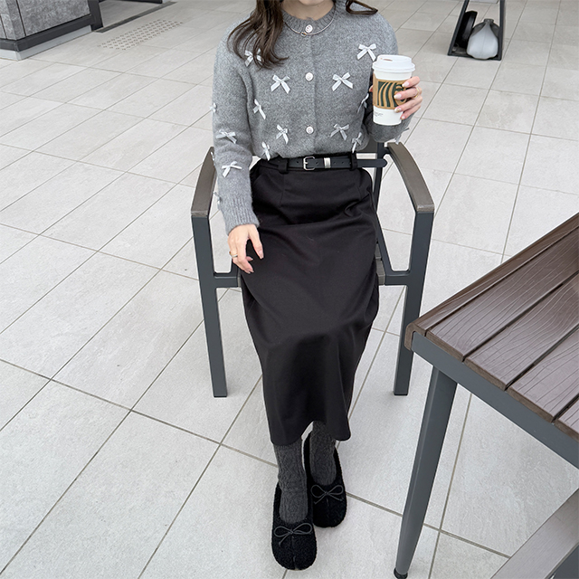 ベルトセットHラインロングスカート | ファッション通販サイト NUGU