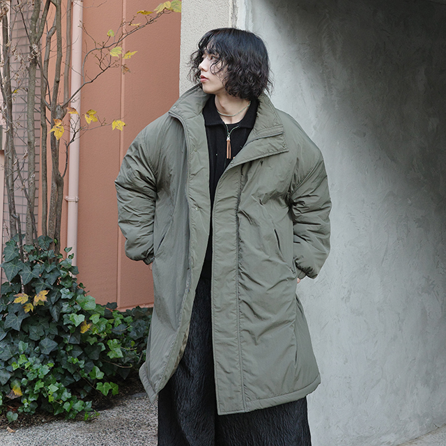 ユニセックス)ロングミリタリーダウンジャケット | ファッション通販