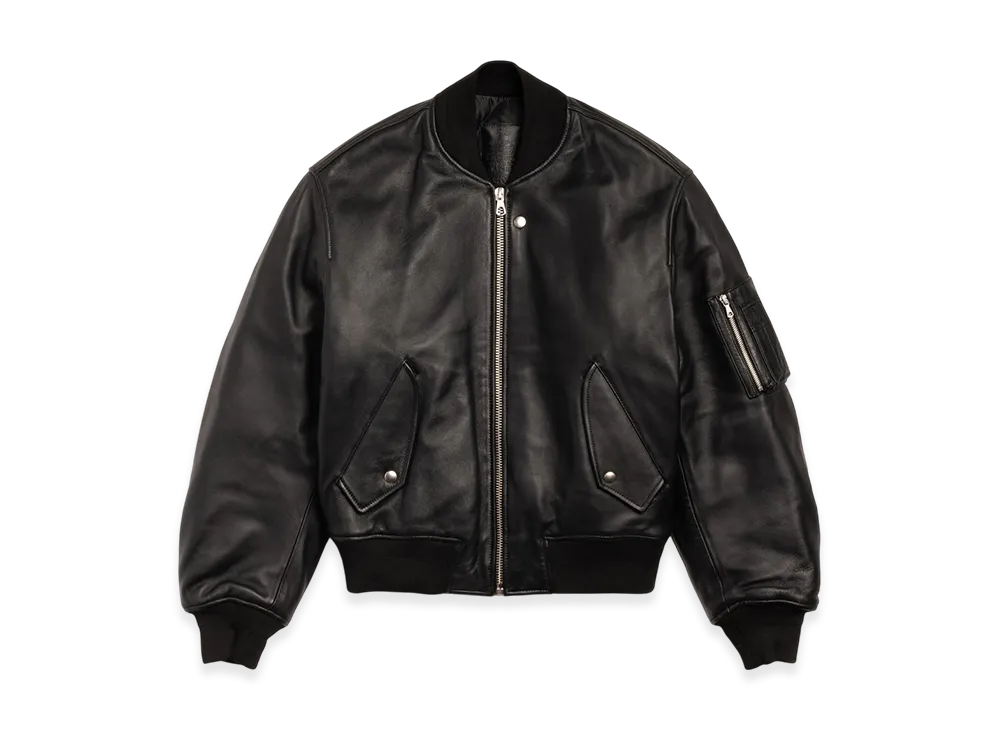 Stussy Leather Built Bomber 