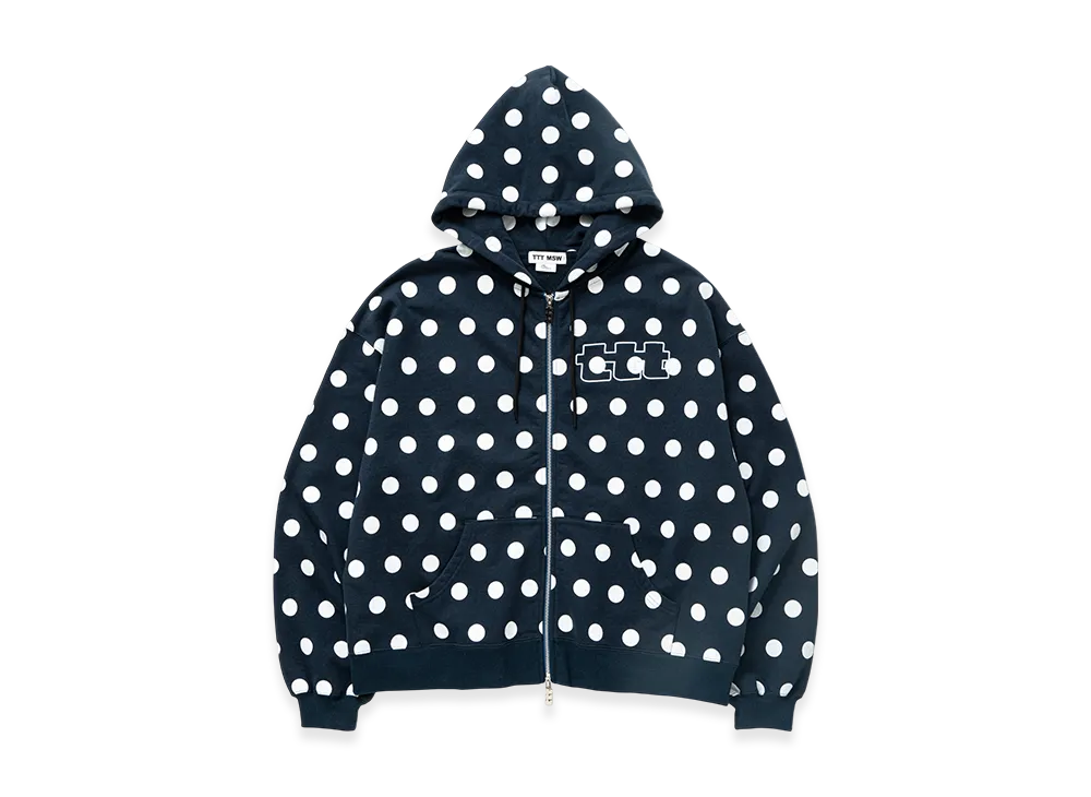 TTTMSW Dot Zip Up Hoodie 