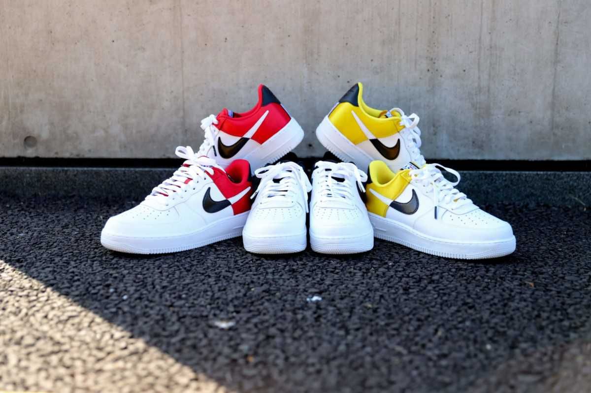 スニダンで購入可】NIKE AIR FORCE 1 07 LV8 NBA PACK 3COLORS