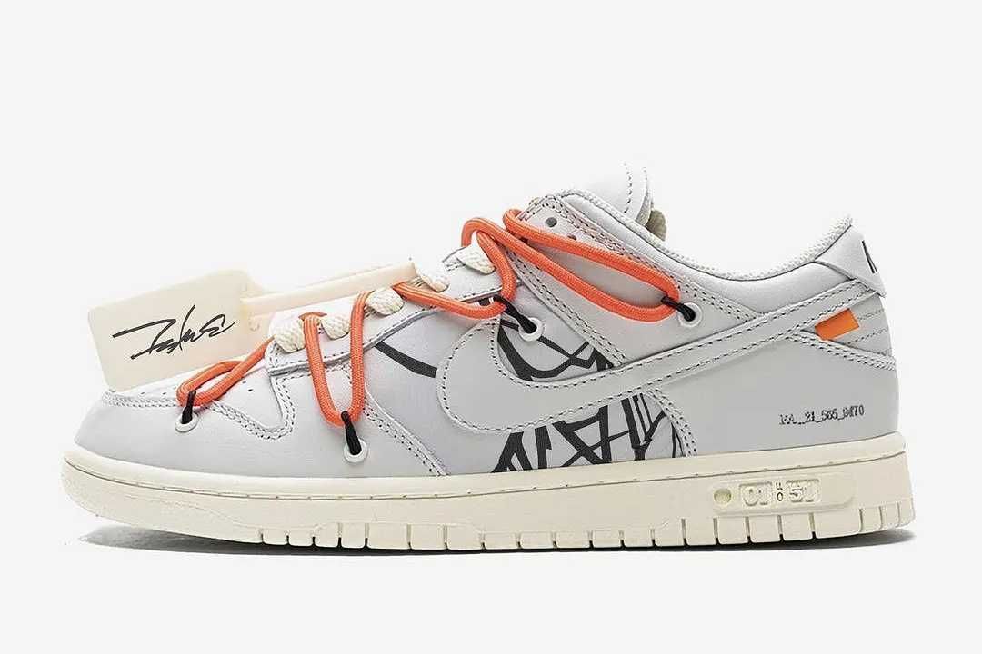 スニダンで購入可】8/10発売 OFF-WHITE × NIKE DUNK LOW 
