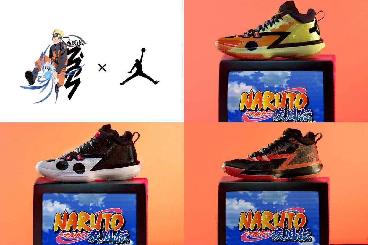 スニダンで購入可】5/11・5/18発売 Naruto × Nike Jordan Zion 1