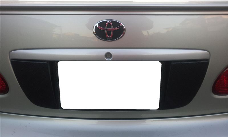 リヤガーニッシュ（メッキ）取り付け（トヨタ アリスト・16系）by 北川