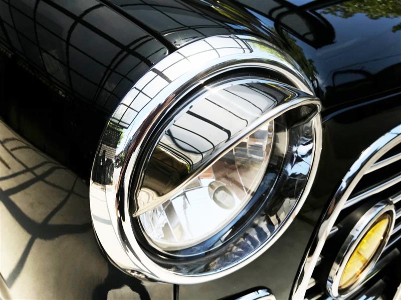 汎用ヘッドライトバイザー取付け（ダイハツ ミラジーノ・L700/710系