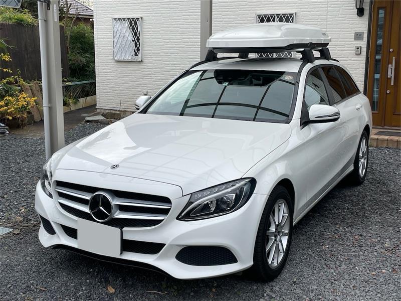 ルーフボックス装着（メルセデス・ベンツ Cクラス ステーションワゴン