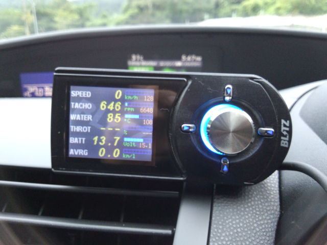 R-VIT i-Color FLASH Ver. 1.1 BLITZ(ブリッツ)の多機能メーターの