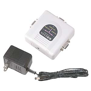 VGA-201K【コンパクトVGA分配器（2分配）】場所をとらないコンパクト