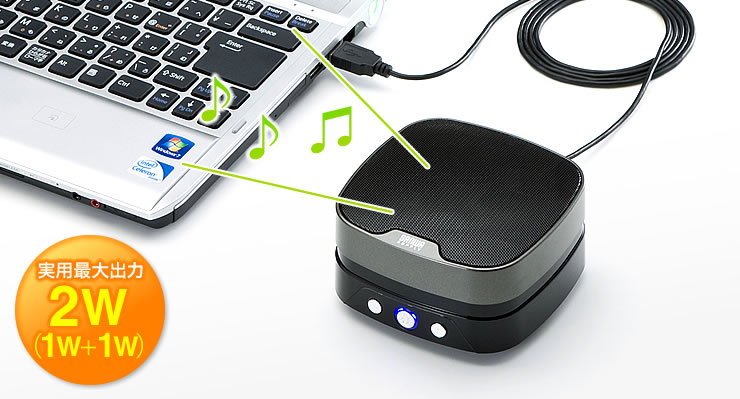 MM-MC28【WEB会議小型スピーカーフォン】SkypeなどのWEB会議に最適な高