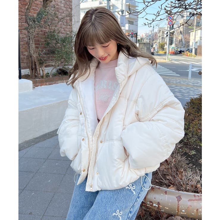 フード付ボリューム中綿ブルゾン[品番：CTYW0004281]｜MAJESTIC LEGON