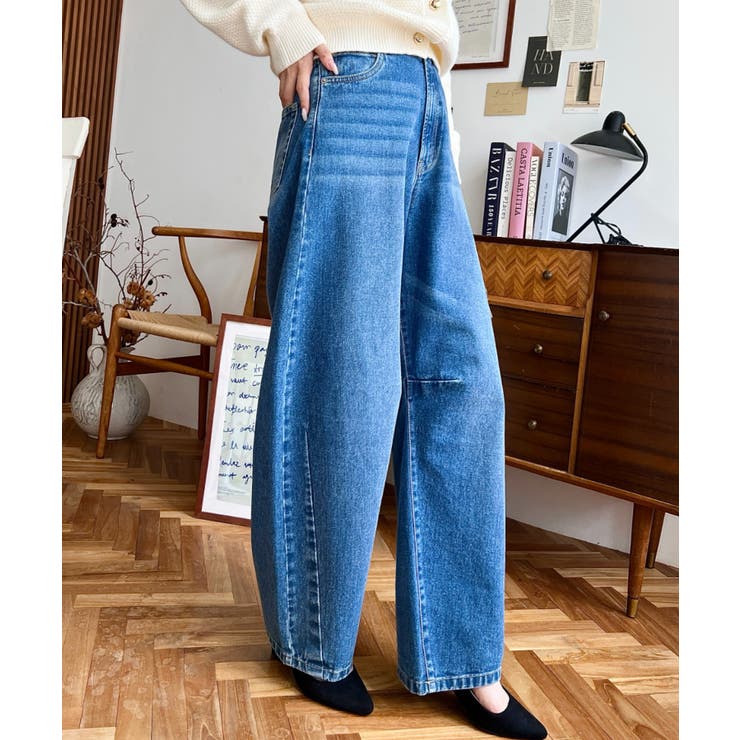 カーブデニム[品番：ERMW0000276]｜moment+（モーメントプラス）の