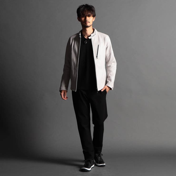 ラムレザーシングルライダース[品番：NICW0004655]｜NICOLE（ニコル