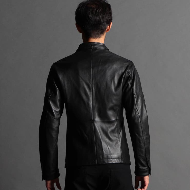 ラムレザーシングルライダース[品番：NICW0004655]｜NICOLE（ニコル