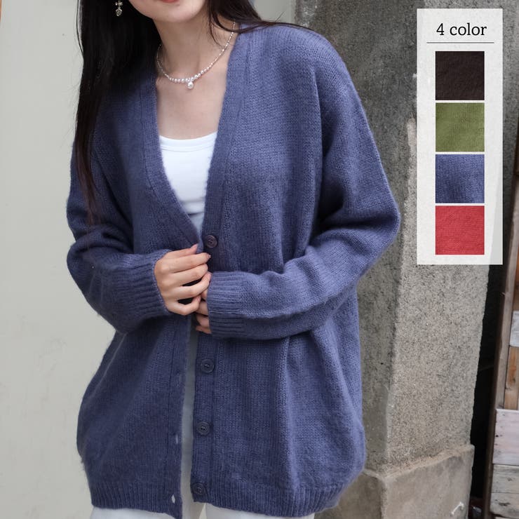 オーバーサイズモヘアカーディガン[品番：ORGW0000673]｜Ada.（エイダ