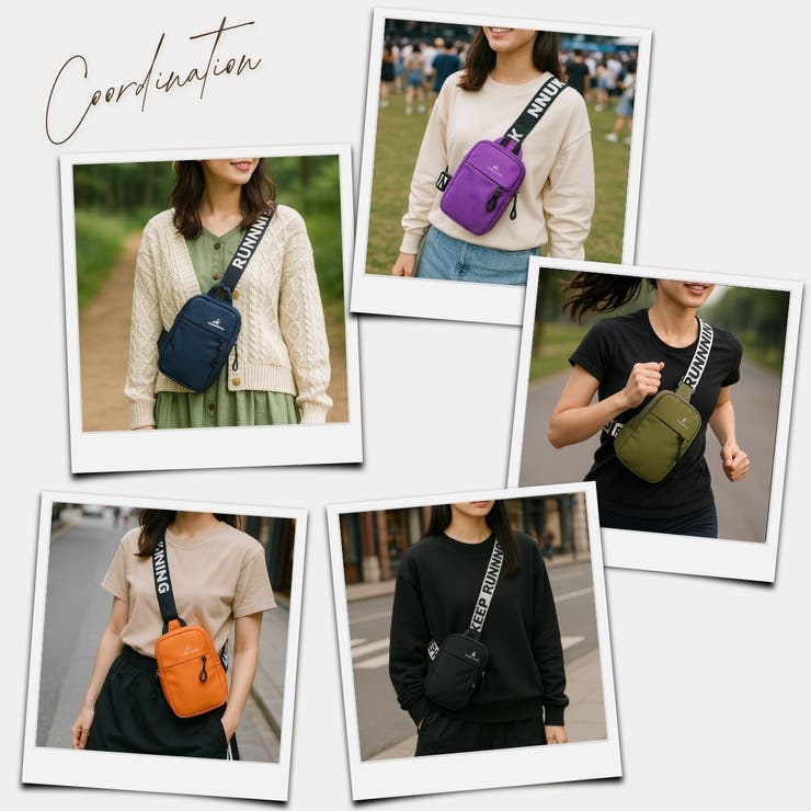 ボディバッグ 斜め掛け ワンショルダー[品番：AMVW0000876]｜Belle Cie