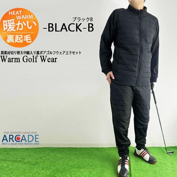 ゴルフウェア メンズ セットアップ[品番：RQ000009312]｜ARCADE