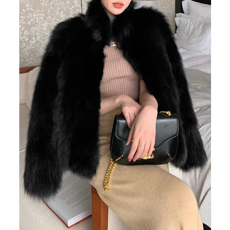 フェイクファージャケット ファーコート冬[品番：AGCW0005948