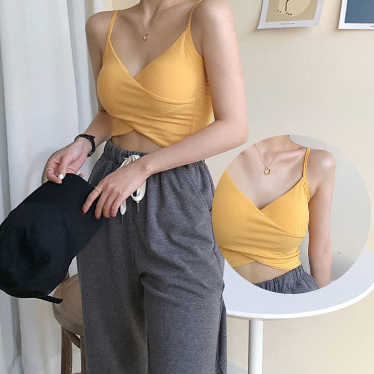 フロントクロス キャミソール[品番：AGCW0001110]｜SUNSHINE CLOSET
