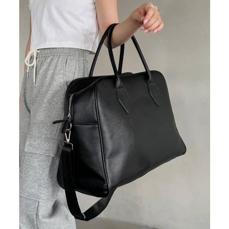 フェイクレザー大容量トラベルバッグ[品番：OUTW0000094]｜Outfitter