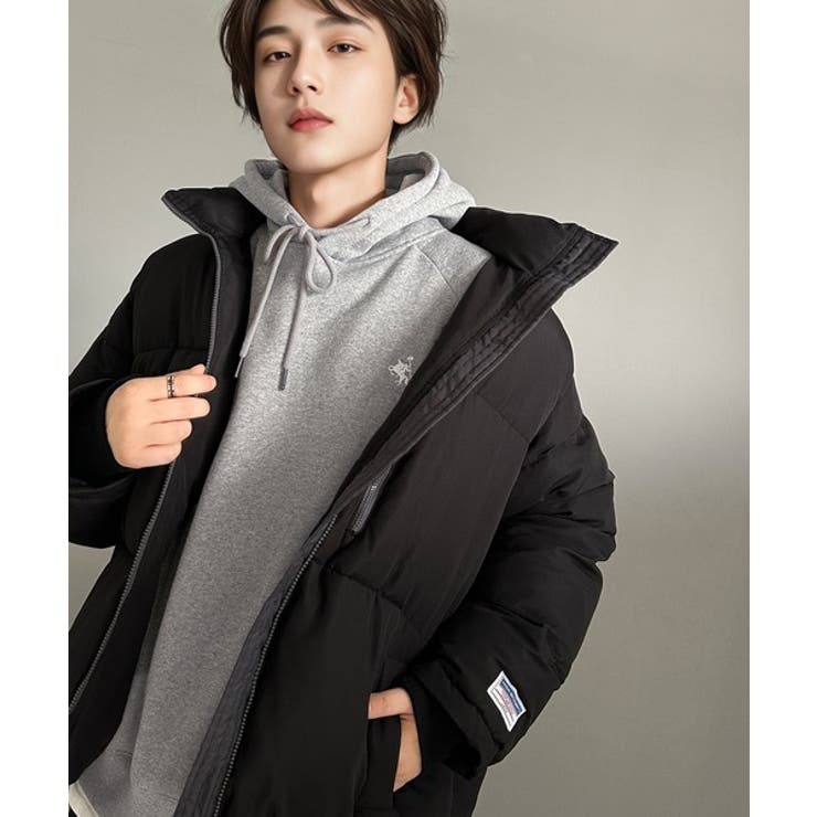 JaVa ジャバコラボ》防寒とオシャレを両立。配色ジップ×フィンガー