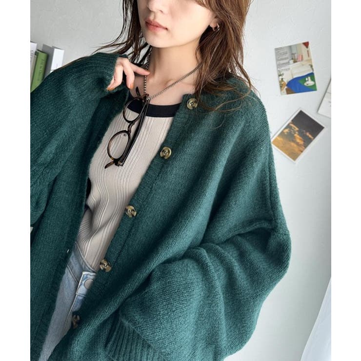 もちもち癒され。2wayニットカーディガン[品番：WZ000003953