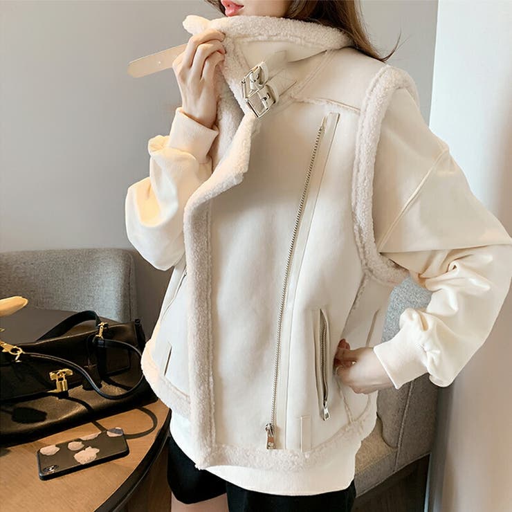 レディース アウター ベスト[品番：COCW0003684]｜COCOMOMO（ココモモ