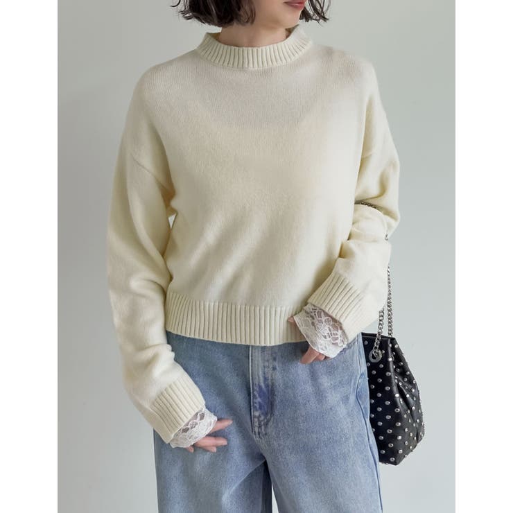 累計販売枚数1 1万枚突破！][新色追加]アルパカタッチクロップド丈