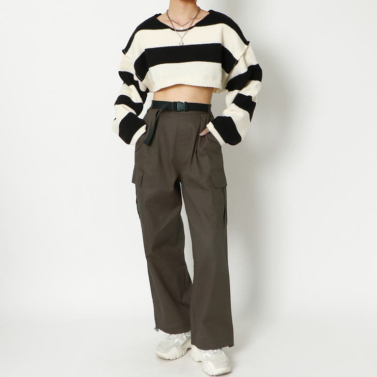 Cph/Golf 調整可能ベルト付きカーゴパンツ Cph/Golf 調整可能ベルト